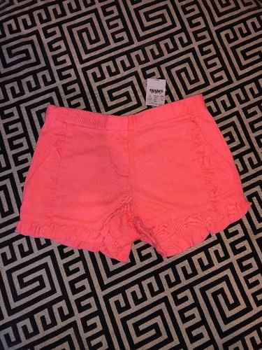 NWT, Crewcuts, Ruffled Neon Orange Shorts. Size 10. Amazingly Cute! - Picture 2 of 10