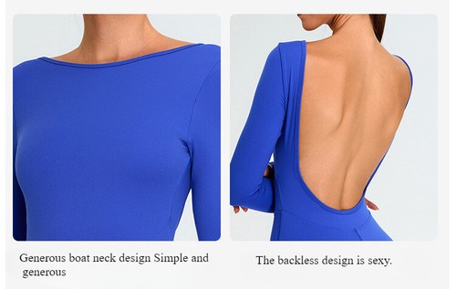 Ropa ajustada de yoga deportiva al aire libre para mujer, conjunto de ropa de fitness desnuda - Imagen 6 de 22