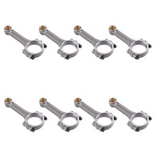 5140 I Beam 5.700 2.100 .927 Connecting Rods Set For Chevy Sbc 350 Floating