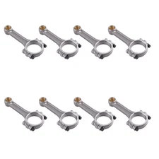 5140 I Beam 5.700" 2.100" .927" Connecting Rods Set For Chevy SBC 350 Floating