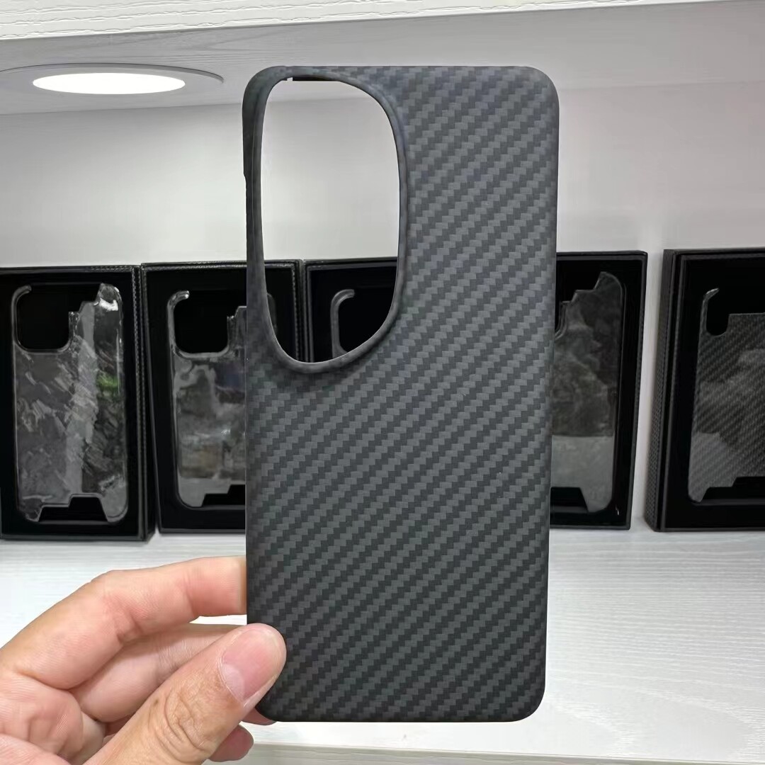 Custodia sottile antiurto originale fibra di carbonio aramide per Huawei P60 Pro/P60 Art