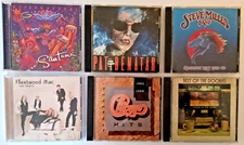Classic Rock CD Lot- 6 Titles  (Lot 6)   Very Good condition