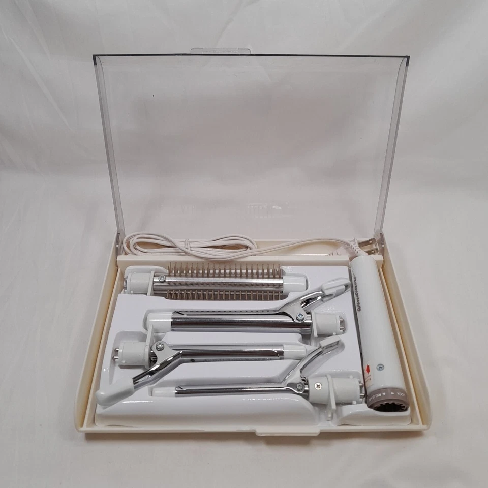Vintage Windmere Four Way Curls Interchangeable Curling Iron Set w/ Case BC-307 - Image 2 of 4