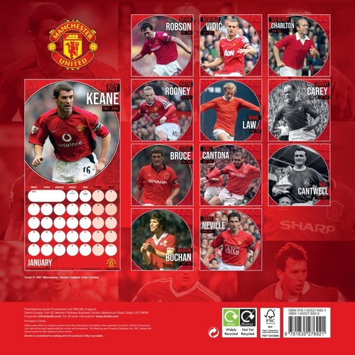 Calendario 2025 y Diario 2025 Manchester United FC Fútbol Regalo Producto Oficial - Imagen 20 de 50