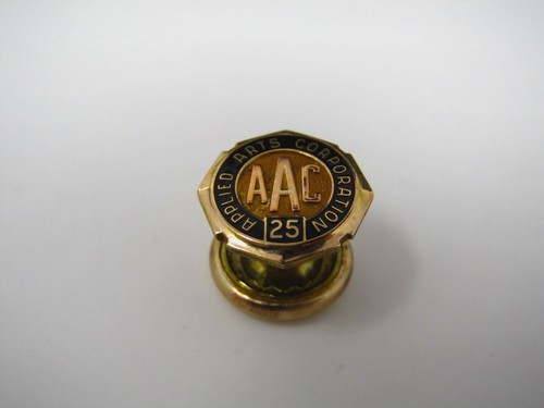 AAC Applied Arts Corporation 25 Years Pin Vintage