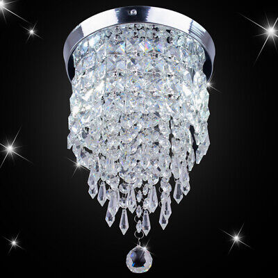 Mini Chandelier Crystal Pendant Light Small Ceiling Lamp Two Layers Mini Chandelier Crystal Pendant Light, Mini Chandelier Crystal Lamp