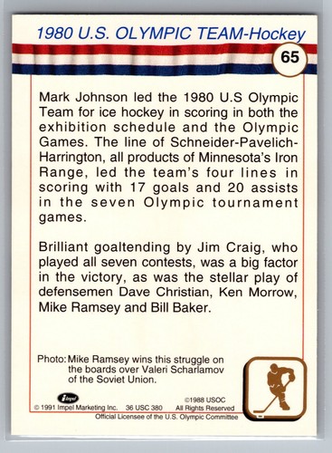 1991 Impel U.S. Olympic Hall of Fame You Pick - Picture 20 of 32