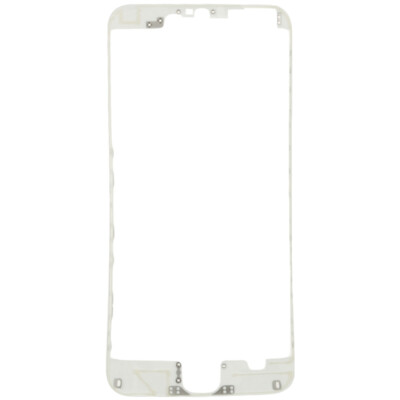Lens Frame with Pre-Applied Hot Glue for Apple iPhone 6 Plus White Border Place
