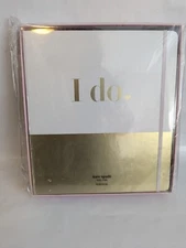 Kate Spade New York Bridal Wedding Planner Organizer ~ I DO Gold White ~ New NIP