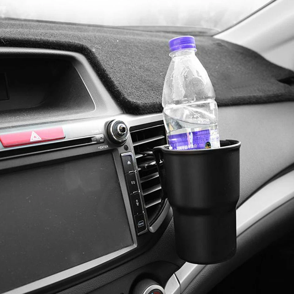 Soporte universal para taza de coche 1 pieza botella de bebida ventilación de aire soporte de montaje en puerta accesorios Foto 2 de 4