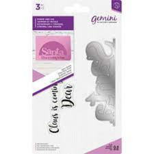 Gemini By Crafters Companion DEAR SANTA STAMP AND METAL DIE SET