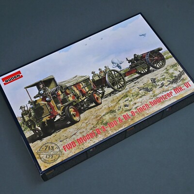 1/72 RODEN RD-713 FWD B 3-tone & BL 8-inch howitzer Mk.VI MV