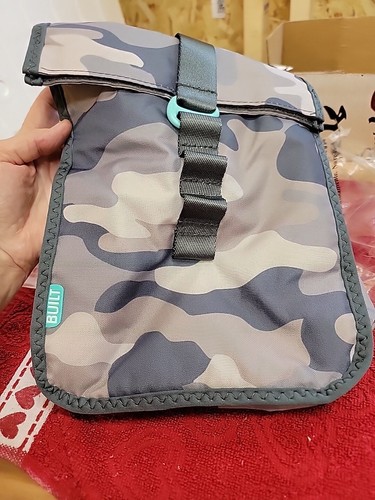 Camo "BUILT" Water-resistant Polyester Lunch Bag Lightweight Insulated NEW - Picture 4 of 12