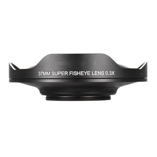 37MM Super Fisheye Obiettivo 0.3X HD Obiettivo Grandangolare con Cappuccio per Videocamere O1C4 - Foto 2 di 9