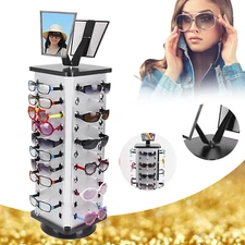 Sunglasses Display Stand, 360° Rotating Glasses Display Stand Eyewear Display