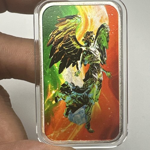 Rogues Island Mint Pura Vida Double Sided Colorized 1 oz .999 Silver Bar + COA - Picture 2 of 6