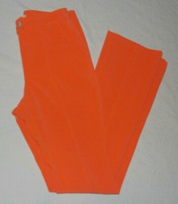 Women's Nine West Orange Wide Leg Dress Casual Pants Size 4