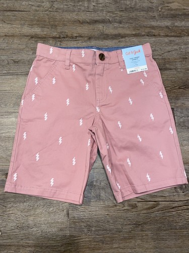 Boys Flat Front Shorts Rose Bolt - Cat & Jack - Picture 1 of 2