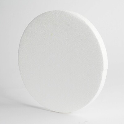 12 pcs 10'' White Foam DISCS Wedding Party Art Craft DIY Decorations Supply