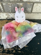Baby Starters RAINBOW UNICORN LOVEY SECURITY BLANKET Plush Baby BLANKIE TOY A6