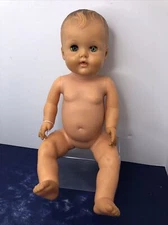 17” Vintage 1954 Sun Rubber Baby Doll 1950’s Constance Bannister Baby Jointed BD