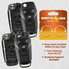 2 Remote Van Key Fob Shell Case Replacement for Ford Transit Connect N5F-A08TAA