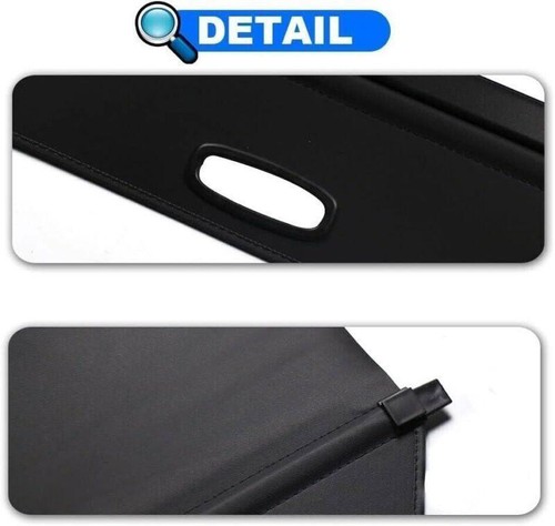 Black Car Trunk Cargo Cover Security Shield Shade Decor For Volvo XC90 2017-2023 - Picture 3 of 6