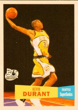 2007-08 Topps Basketball 1957-58 Variations #112: Kevin Durant Base 2