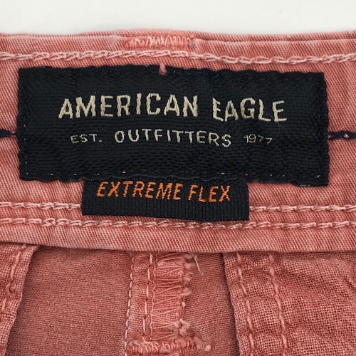 Faded Red American Eagle Outfitters Extreme Flex Mens Chinos Shorts Stretch 32 - Picture 5 of 7