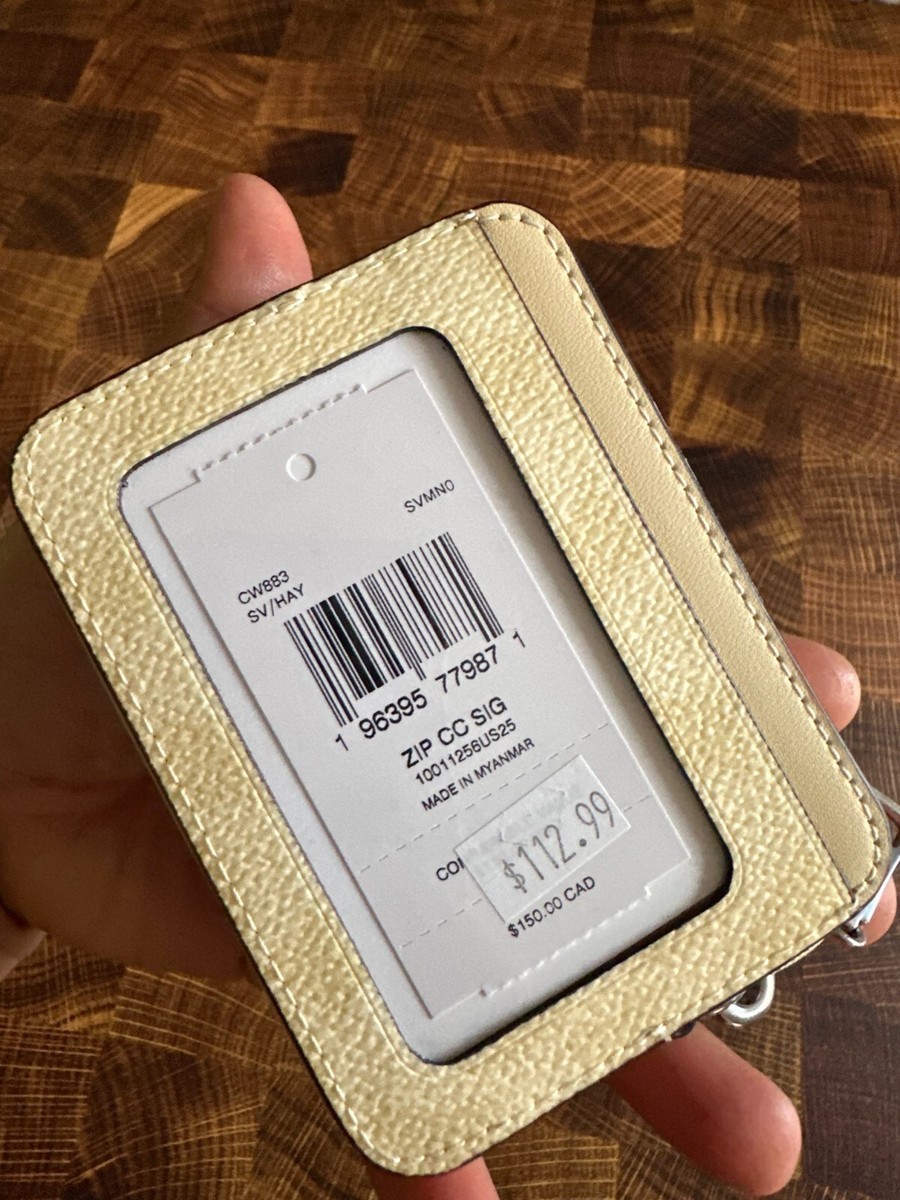 バッグ Coach Signature Zip Accessory Pouch Bag COACH® | New York Zip Pouch