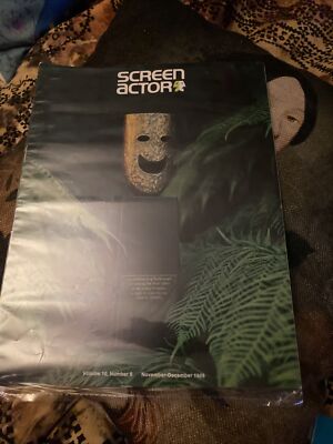 Screen Actors Guild  Magazine   Vol 10  No 6  Nov + Dec 1968