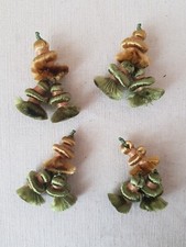 PASSERERIA ONDE 2 PAIA MINI POMPON FRANGIA GIALLO/VERDE REF 167MPPJV