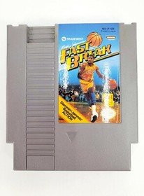 Magic Johnson's Fast Break, In Box - NES Nintendo (1989) - Cleaned & Tested