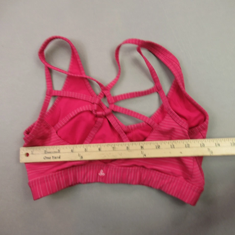 Sujetador Prana Mujer Medio Entrenamiento Ropa Activa Naranja Rosa Soporte Ligero Foto 3 de 4