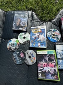 PS2 , PS3 , PS4 , Xbox 360 , & Wii Video Game Lot Of 11 UNTESTED!!