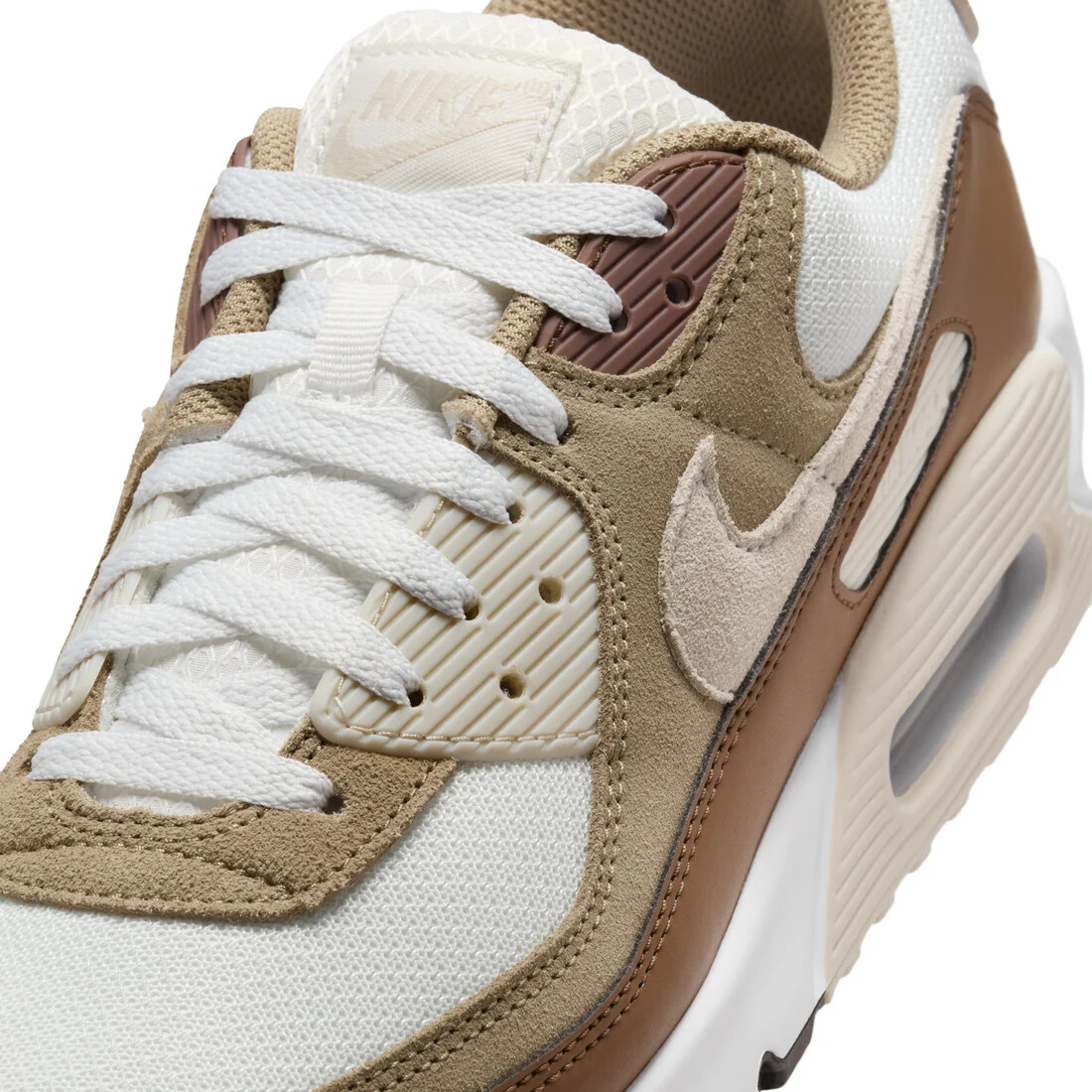 NIKE AIR MAX 90 DM0029-109 Summit White/Black/Khaki/ Light Orewood