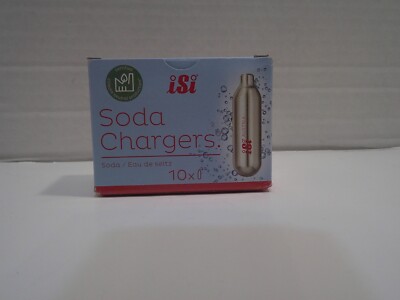 iSi North America CO2 Soda Siphon Chargers, 10 Pack