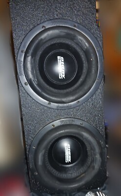 Sundownn Speakerbox (2 X  8'' Subwoofers) And Amplifier