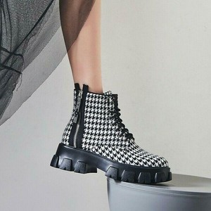 houndstooth boots