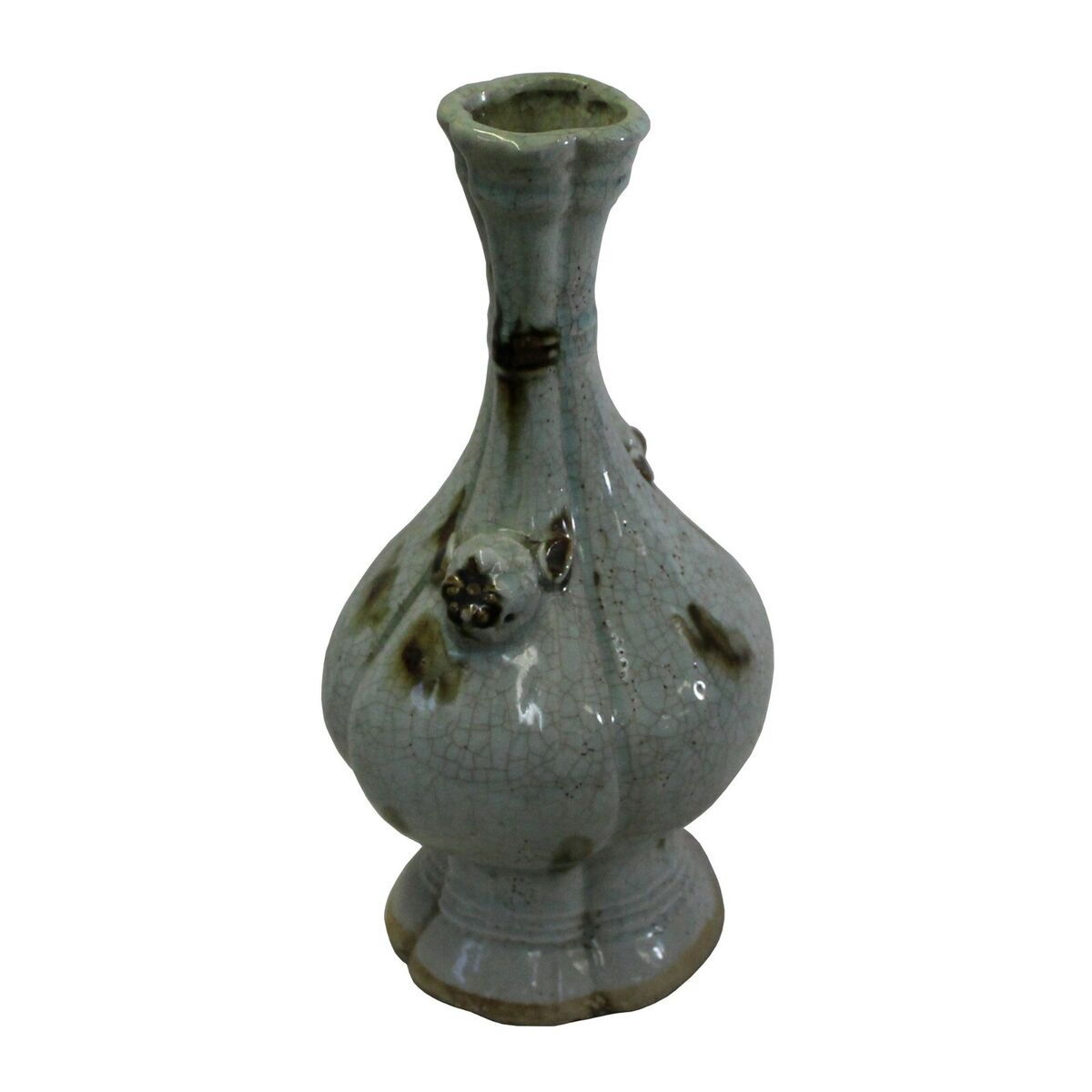 Chinese Ru Ware Light Gray White Celadon Glaze Ceramic Vase ws252S Chinese Ru Ware Light Gray White Celadon Glaze Ceramic Vase ws252S
