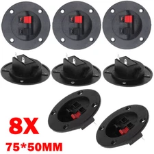 8X Screw In Terminal Cup For Car Audio Stereo Speaker Box Cabinet Enclosure USA