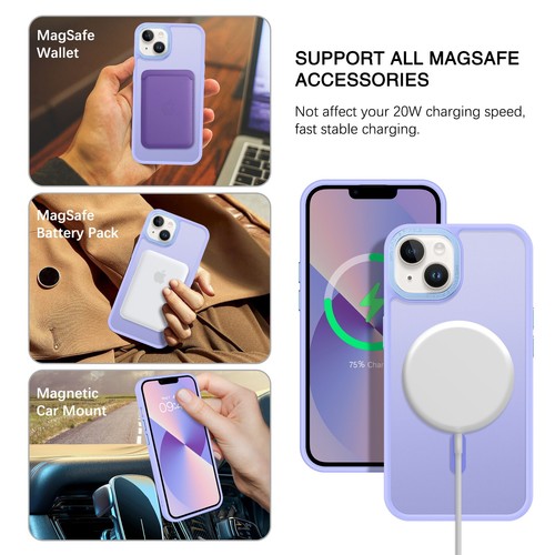 Funda magnética resistente a prueba de golpes para teléfonos MagSafe de 6,1"" para iPhone 13/14 - Imagen 43 de 102