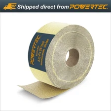 POWERTEC 320 Grit Gold 2-3/4" Longboard by 25 Yards AO Sanding Paper (4RA1132)