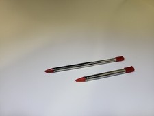 Pair of Metal/Plastic Red/Silver retractable Stylus Set for Nintendo DSi N14