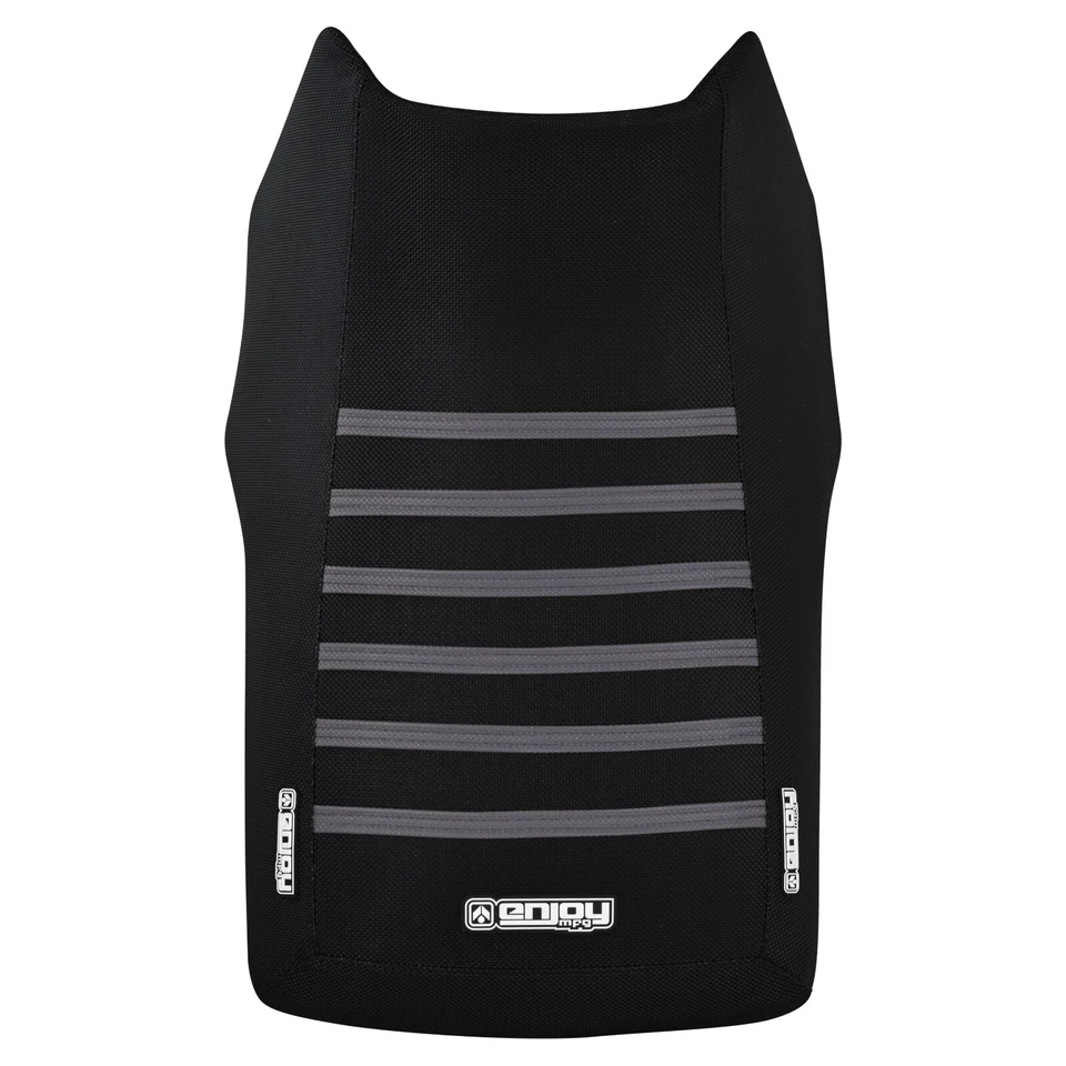 Capa de assento 1987-1999 Yamaha Big Bear 350 YFM 350 TODA PRETA - nervuras cinza #272 - Imagem 3 de 4