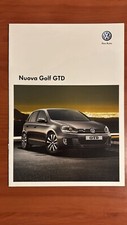 Book Brochure Depliant Volkswagen Golf GTD