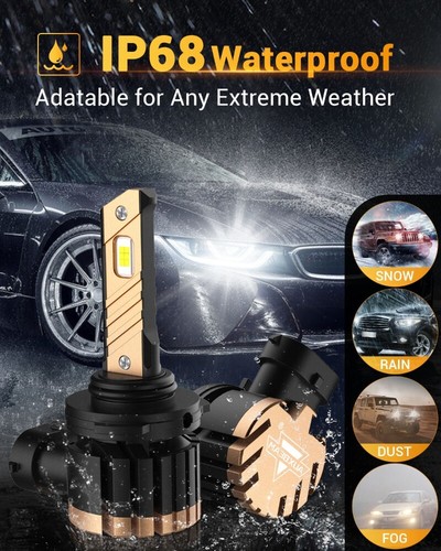 For 2006-2010 Lexus IS250 / IS350 2X AUXBEAM 9006 LED Fog Light Bulbs Kit 6500K - Picture 9 of 11