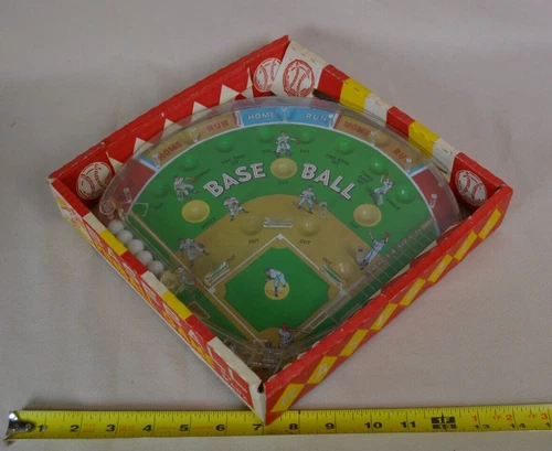Marx Baseball Pinball Game in Box