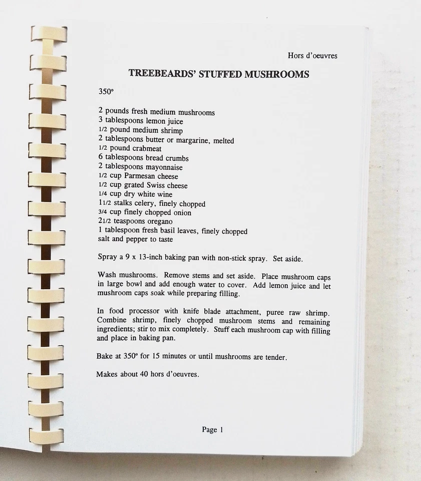 Treebeards Cookbook ~ Sixth Printing (2001) 6th Edition ~ Houston TX Recipes Foto 4 de 4