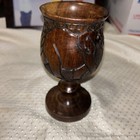 African Set Wooden Hand Carved 6 Wood Coasters + Napkin Holder+ Cup+ Pitcher — photo 7